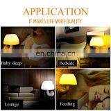 Upgraded Automatic Light Sensor Sound Sensor Control Night Light Mini 220v UK US EU Plug Led Night Lamp Light thumbnail-2