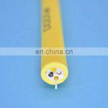 2 Core Umbilical Cord ROV Buoyancy Floating Submarine Cable With Single Fiber Optic Cable