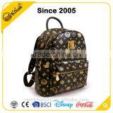 Fashionable Custom Design OEM pu Leather Backpacks thumbnail-1