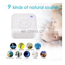 White Noise Machine Usb Rechargeable Timed Shutdown Sleep Sound Machine For Sleeping Relaxation For Baby Adult Office Travel Usb