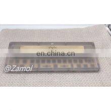 CNC Mechanical Keyboard Frosted Polycarbonate Keyboard Case Machining Prototype Anodize/Sandbasting/PVD/Polish/E-white Service thumbnail-4