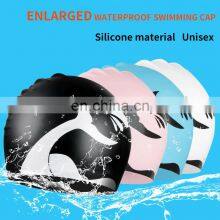 Oem Customized Logo Waterproof Neutral Adult Silicone Swimming Caps High Elastic Children Durable Swimming Caps thumbnail-5