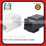 RJ45 CAT.6 UTP 8P8C Unshielded Tooless Coupler