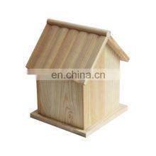 Garden Custom Promotion Gift Finished Classical Wooden Carved Bird House thumbnail-3