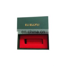 Cardboard sunglasses box packaging wholesale sunglasses packagage boxes private printing with red velvet eva liner