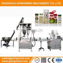 Automatic Powder Bottle Filling Machine Auto Spices Plastic Glass Bottles Industrial Filler and Sealer Cheap Price for Sale thumbnail-1