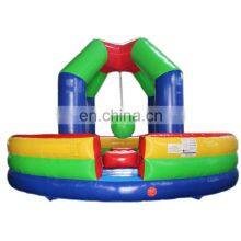 Interactive Sport Jousting Game Inflatable Wrecking Demolition Ball Challenge