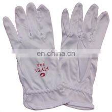 100% White Stretch Polyester Micro Fiber Parade Pattern Watches Jewellery Cotton Glove