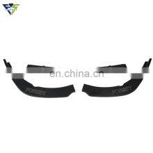 3Piece Car Front Bumper Lip Glossy Black/ Carbon Fiber Look Front Lip Spoiler Bumper Lip for T-oyota Camry 2018+ thumbnail-2