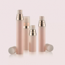 GR106A/B/C/D Makeup Plastic Airless Pump Bottles Round 5ML/8ML/10ML/15ML Empty Cosmetic Bottles