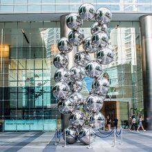 Factory Customized Hotel Stainless Steel Sculpture Craft Decoration 304 thumbnail-2
