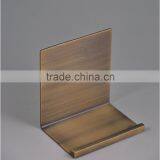 Creative Design Metal Tabletop Standing Wallet Display Stands Metal Brass Wallet Display Stand Quality Choice thumbnail-2