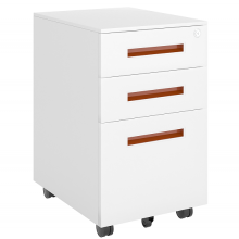 Steel Three Drawer Movable Cabinet thumbnail-1