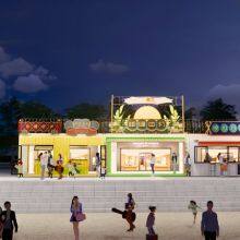 SXKON Snack Street Creative Container Mobile House thumbnail-5