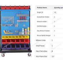Trustworthiness Workshop Tool Organizer on Wheels With Pegboard Back PanelLuoyang Hengna Factory thumbnail-4