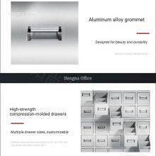 Professional Red TCM Herb Cabinet-HBC457| Partitioned Metal Storage Unit With ABS Plastic Feet for Acupuncture and Wellness Centers thumbnail-4