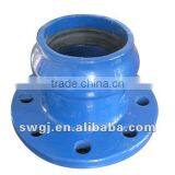 ductile iron pipe fitting flanged adaptor