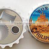 Custom Printed Magnetic Beer Bottle Opener Fridge Magnet Tin Opener thumbnail-1