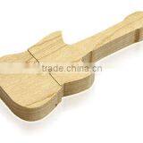 Promotional Gift Guitar Wooden Thin Thumb Drive 4GB thumbnail-3