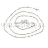 Wedding Custom Necklace New Design Top Quality Silver Long Necklace thumbnail-1