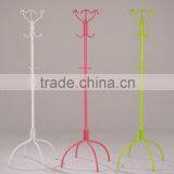 Metal colorful coat stand, rack