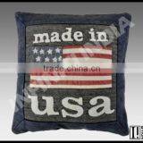 VINTAGE DENIM DESIGN CUSHION, VINTAGE CUSHION thumbnail-1