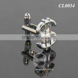 Hollow Out Dollar Sign Shaped Souvenir Zinc Alloy Metal Engrave Financial Cufflink For Mens Shirts thumbnail-3