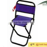 folding steel pole chair for garden/camping