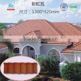 Cheap Stone Coated Steel Roofing Tiles Red Blue Roofing Shingles to Nigeria