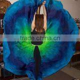 Semi Cricle Belly Dance Silk Veil thumbnail-1