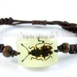 New Trendy India Style Wax String Bracelet With Resin Animal Charm thumbnail-5