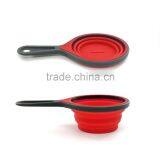 Пакет из 8 прозрачных пластиковых емкостей для измерения и ложек, подлежащих оптовой продаже, индивидуальных, стойких, складывающихся, магнитных, разноцветных thumbnail-2