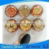 2015 Customized Dome Crystal Glass Fridge Magnet thumbnail-2