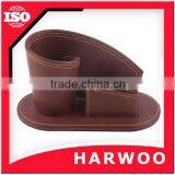 Good Quality Brown Leather Handmade Pen Holder