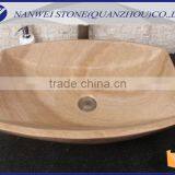 WOOD COLOR Stone Wash Basin in Bathroom and Home Products