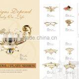 Babyzon Hand Made 17"porcelain Ceramic 3D Wall Clock thumbnail-6