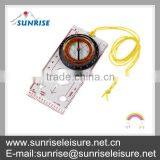 83009# Plastic Map Compass With Ruler thumbnail-1