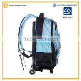 New Product High Quality Waterproof Nylon Cartoon School Bag With Wheels Bright Supplier's Choice thumbnail-3