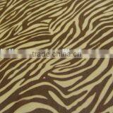 Coffee Zebra Stripe Mesh Spandex Nylon 4070 Elastic Denim Sofa Cover Fabric thumbnail-3