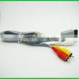 Cheapest OFFICIAL TV AV RCA SCART COMPOSITE LEAD CABLE For NINTENDO Wii thumbnail-1