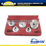 CALIBRE 5pc 24-38 M/M Oil Filter Cap Wrench Set Cup Type Oil Filter Wrench Set thumbnail-1