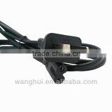 UL 2 Pin Power Cord Flat Pin India Power Cable Wire Copper thumbnail-2