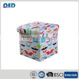 Foldable Design Security Filling Foam Foldable Storage Ottoman thumbnail-2