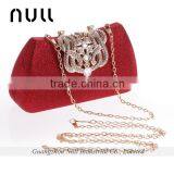 China Manufacture Rhinestone Hard Box Clutch Purse For Wedding thumbnail-1