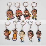 Cartoon Rubber Key Chain Car Keychain Ring Key Ring Coin Bag Pendant
