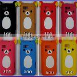 cute bear silicon case for mobile phone