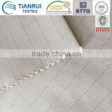 Anti-static fabric with soft twill