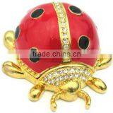 Metal Ladybug Design Jewelry Box With Magnet Closure,good Quality and Various Designs,passed SGS Factory Audit thumbnail-1