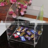 acrylic candy display box custom made candy dispenser box super market acrylic candy box