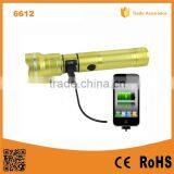 10W C-ree Led Rechargeable Torch Light USB Rechargeable Flashlight Long Distance
